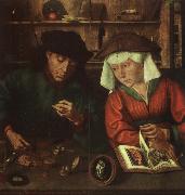 Quentin Massys The Moneylender and his Wife USA oil painting artist